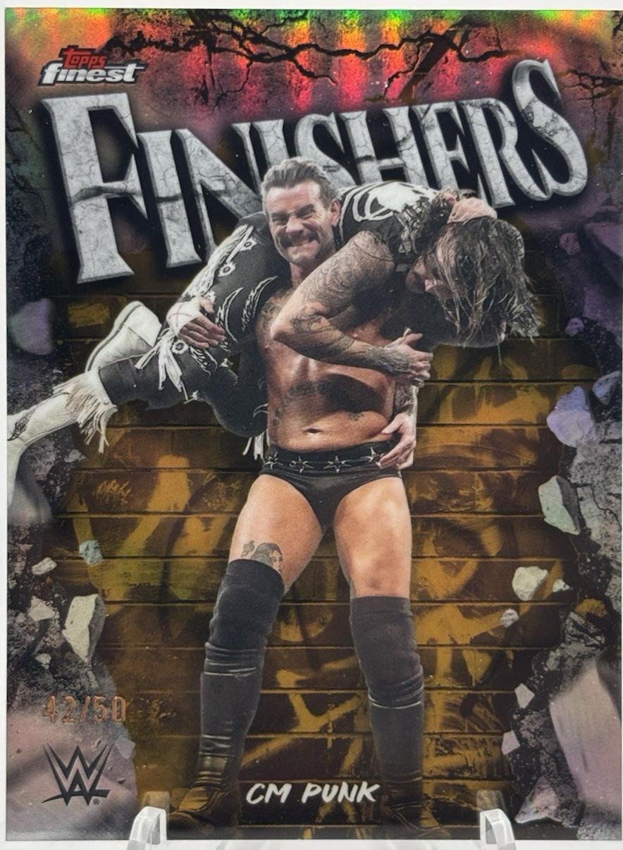 CM Punk [Gold Refractor] #FNS-CM