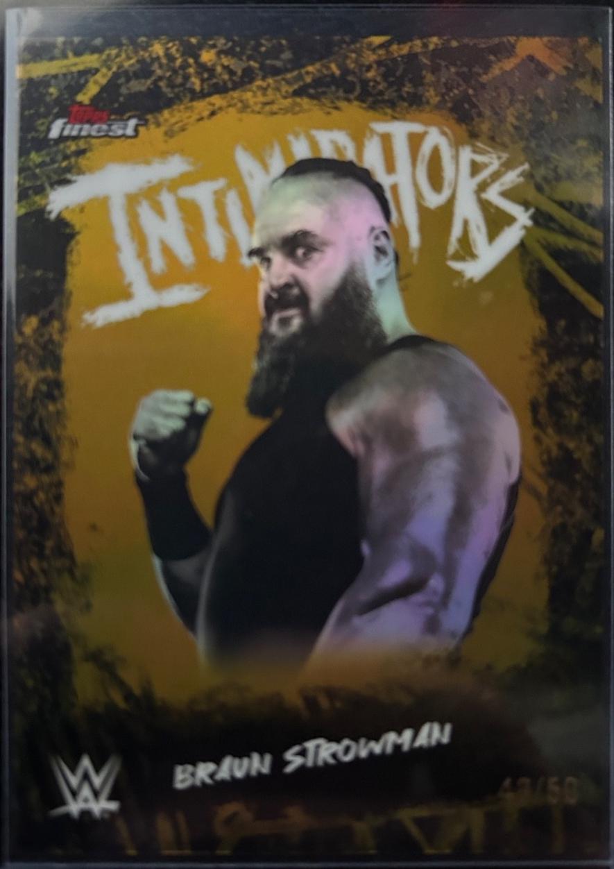 Braun Strowman [Gold Refractor] #INT-BN