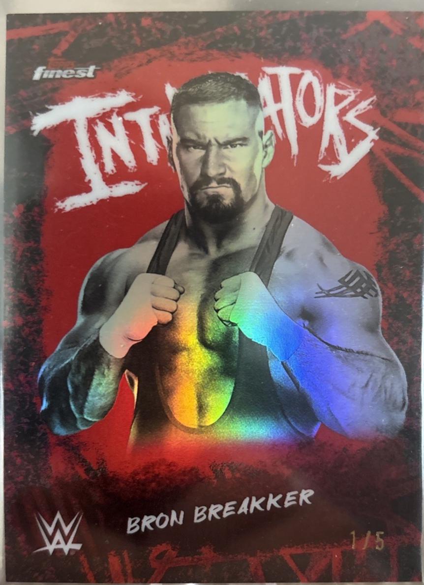 Bron Breakker [Red Refractor] #INT-BK