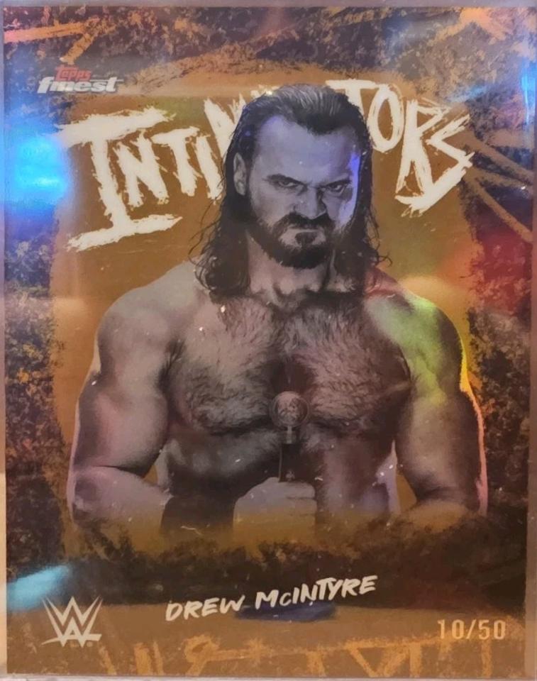 Drew McIntyre [Gold Refractor] #INT-DW