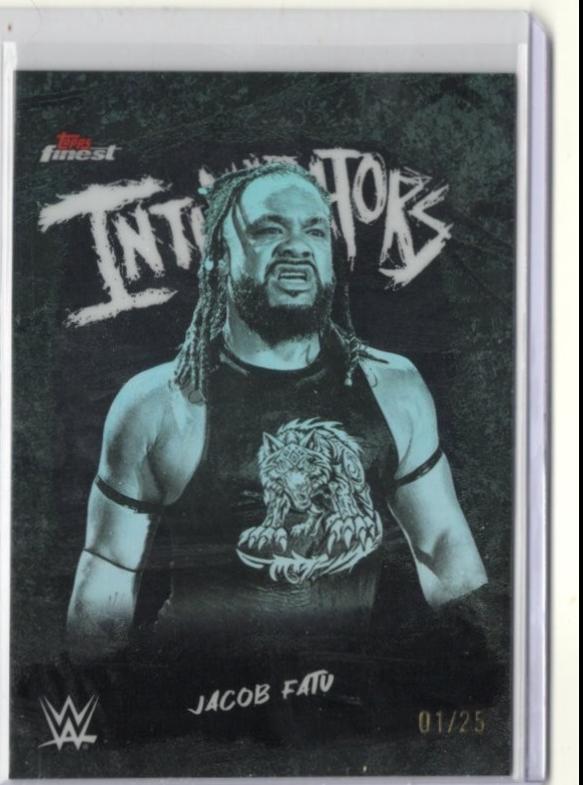 Jacob Fatu [Black Refractor] #INT-JC