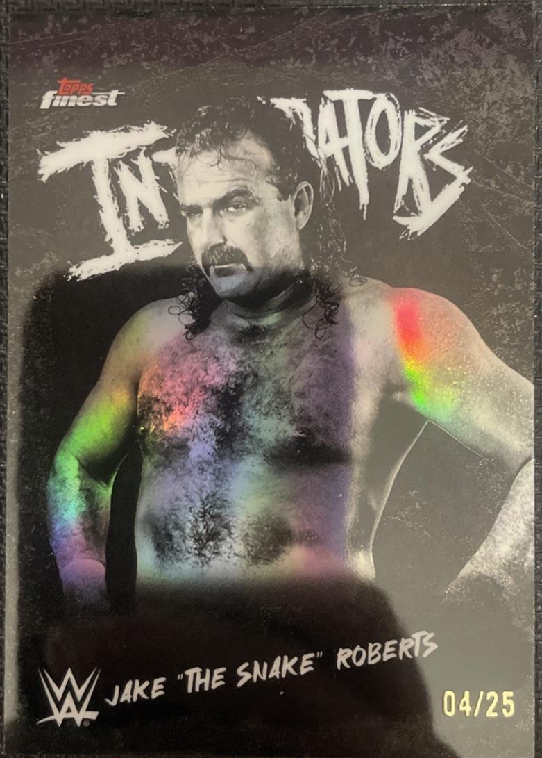 Jake The Snake Roberts [Black Refractor] #INT-JK