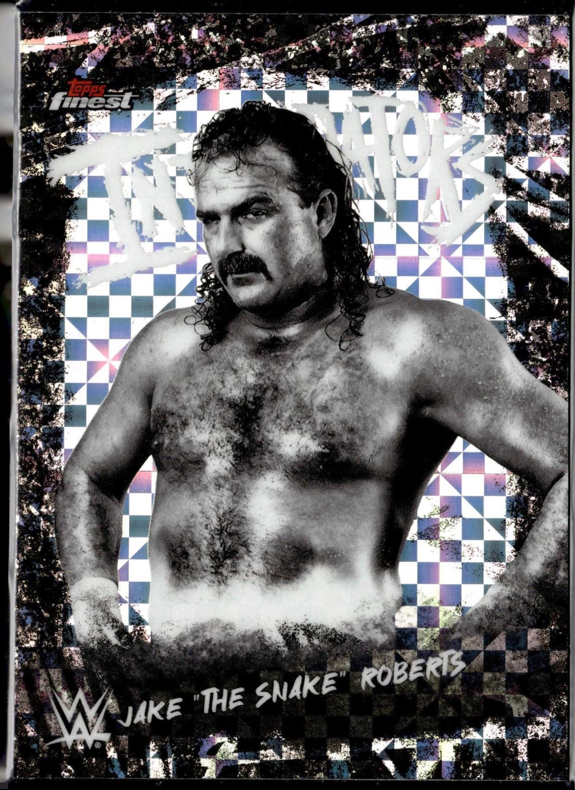 Jake The Snake Roberts [Checkerboard Refractor] #INT-JK
