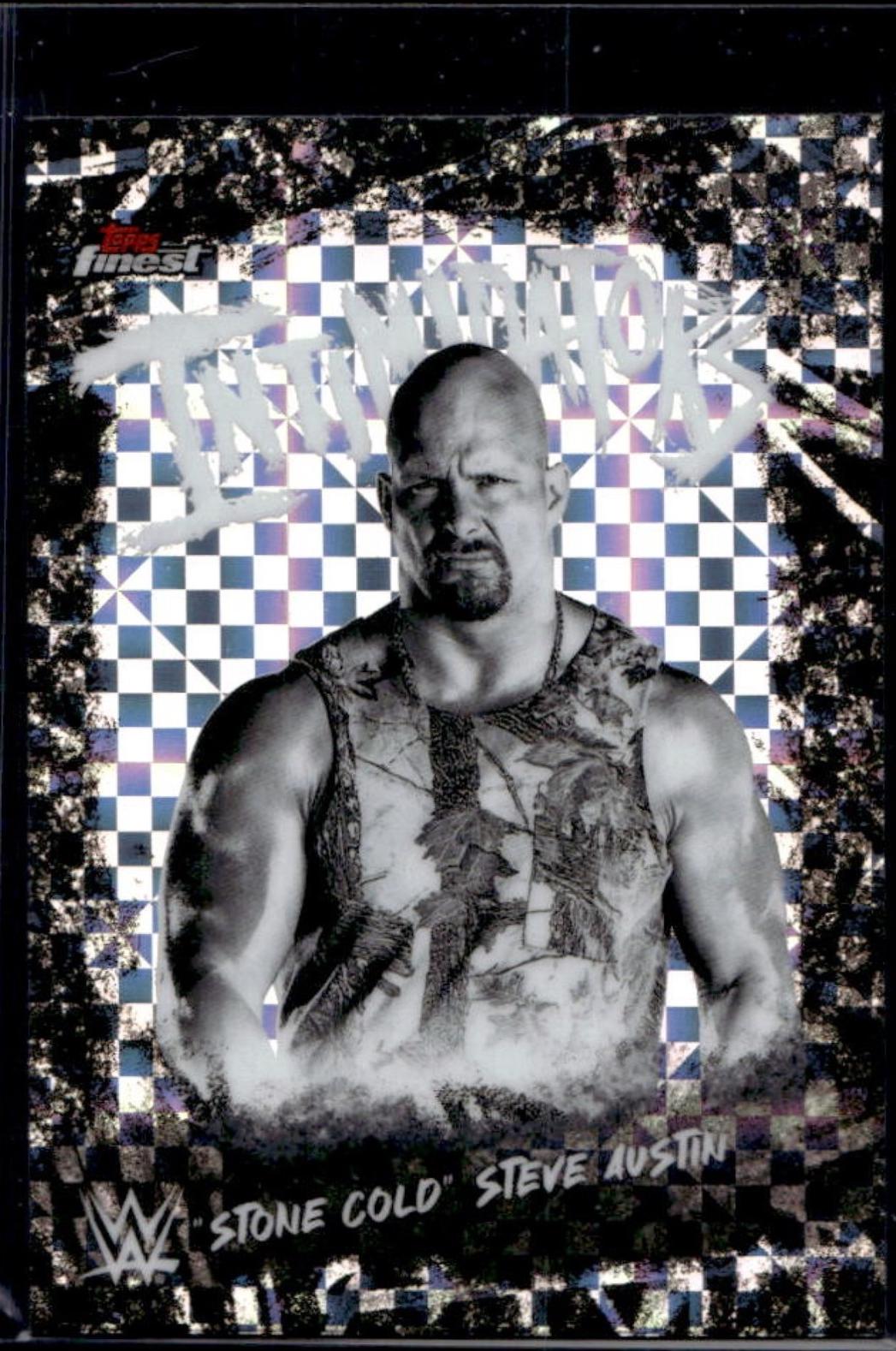 Stone Cold Steve Austin [Checkerboard Refractor] #INT-SC