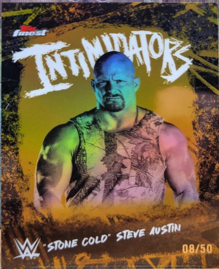 Stone Cold Steve Austin [Gold Refractor] #INT-SC