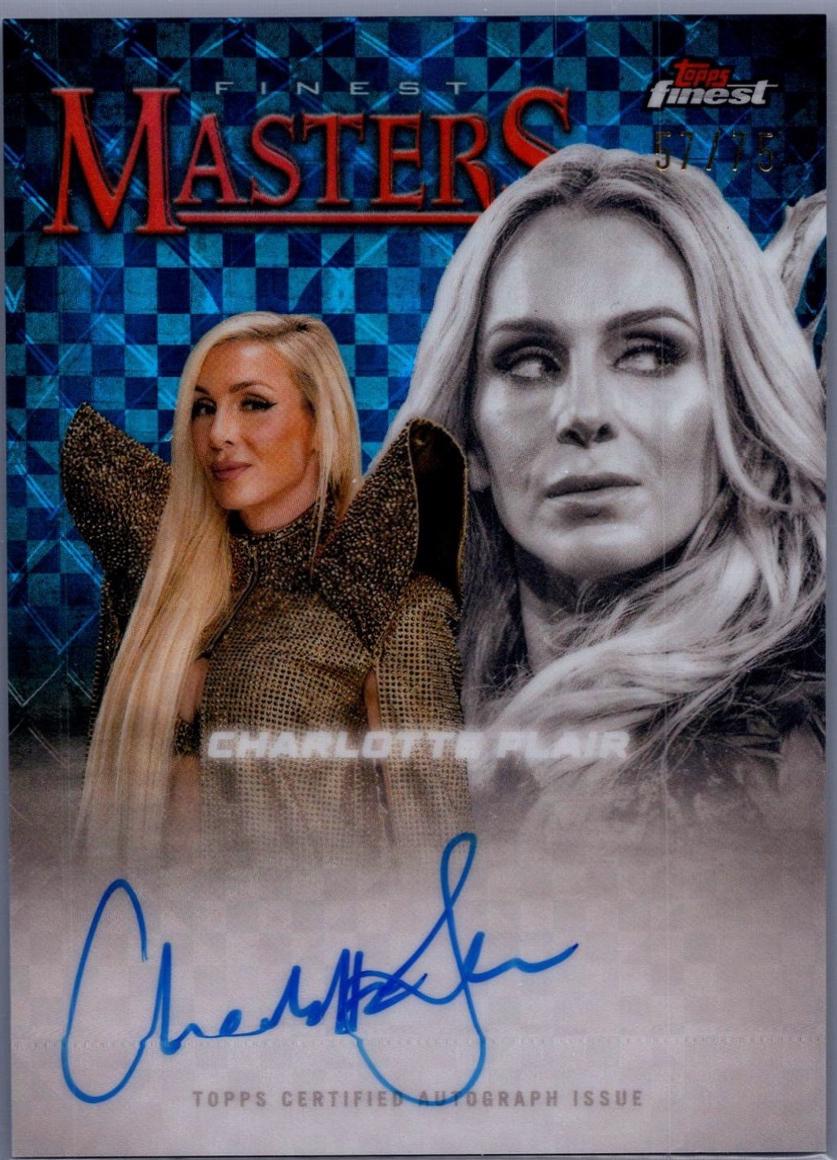 Charlotte Flair [Blue Checkerboard Refractor] #FM-CFR