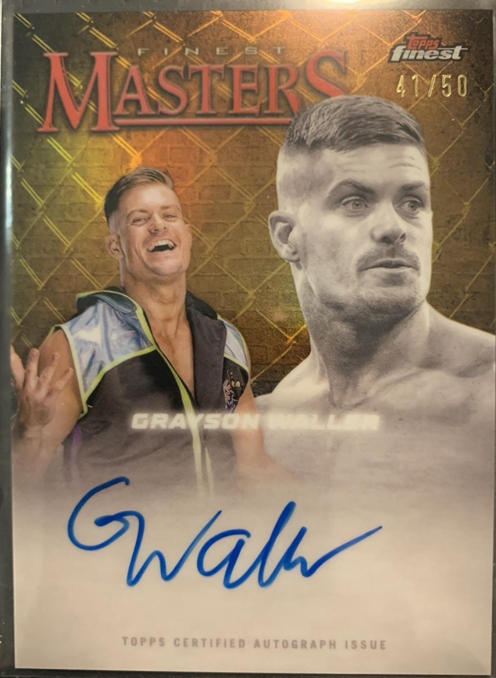 Grayson Waller [Gold Refractor] #FM-GWL