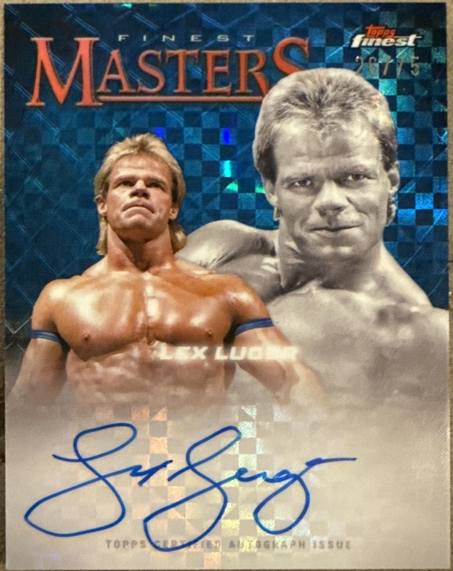Lex Luger [Blue Checkerboard Refractor] #FM-LEX