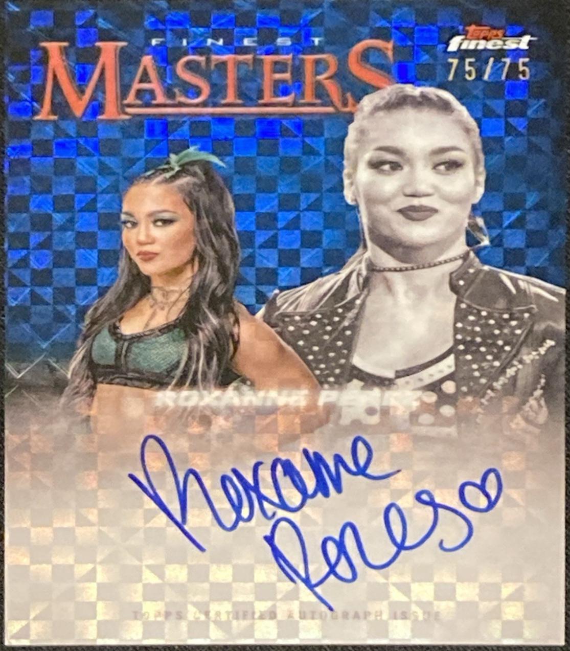 Roxanne Perez [Blue Checkerboard Refractor] #FM-ROX