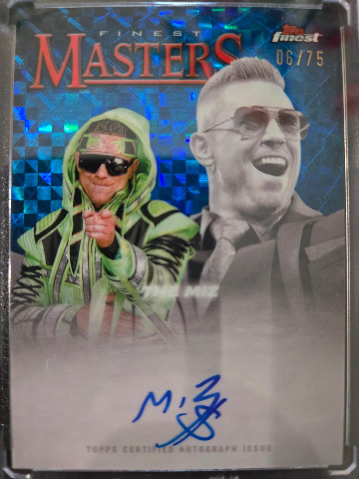 The Miz [Blue Checkerboard Refractor] #FM-MIZ