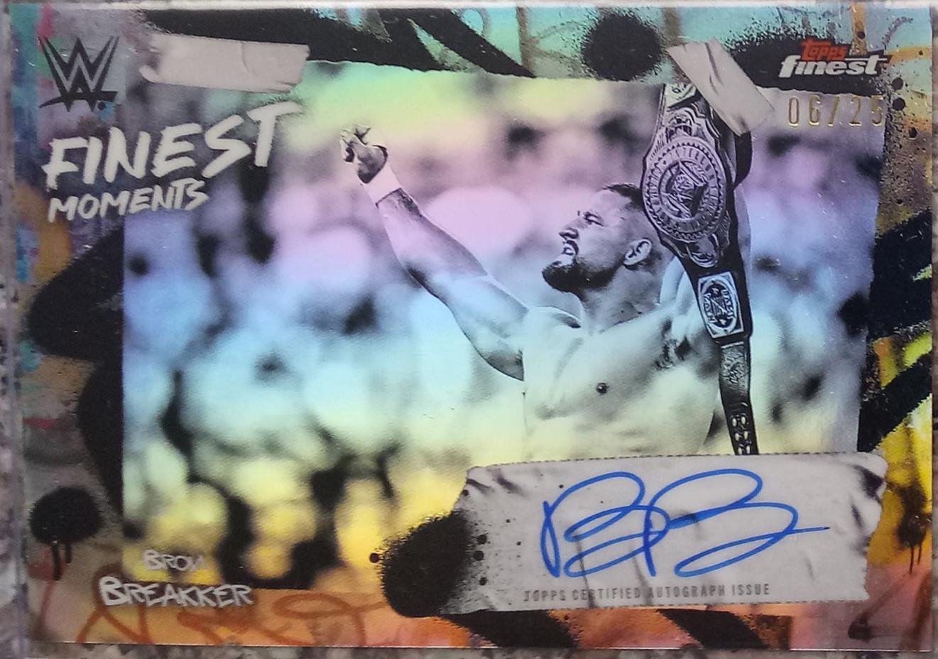 Bron Breakker [Black Refractor] #FMS-BRN