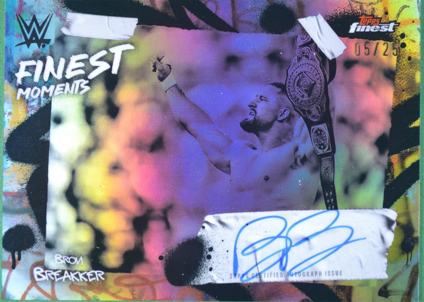 Bron Breakker [Gold Refractor] #FMS-BRN