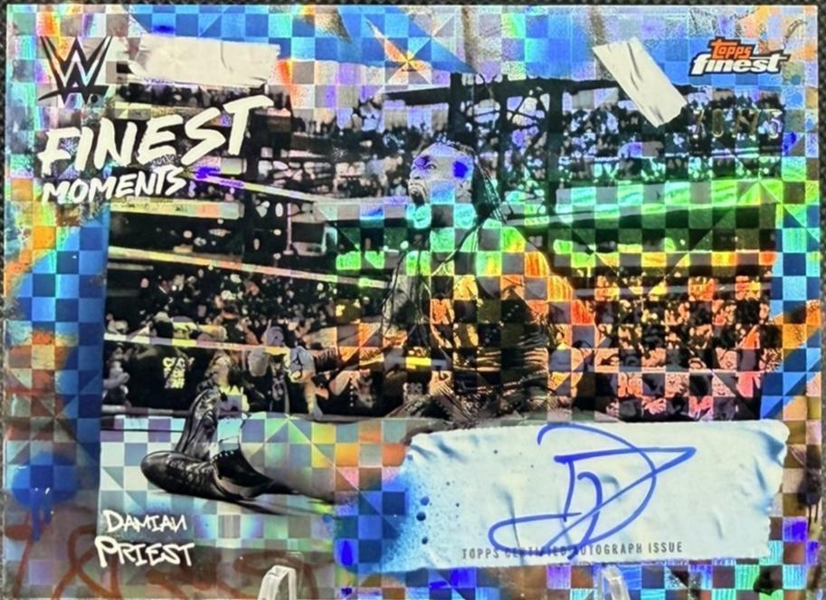 Damian Priest [Blue Checkerboard Refractor] #FMS-DMN