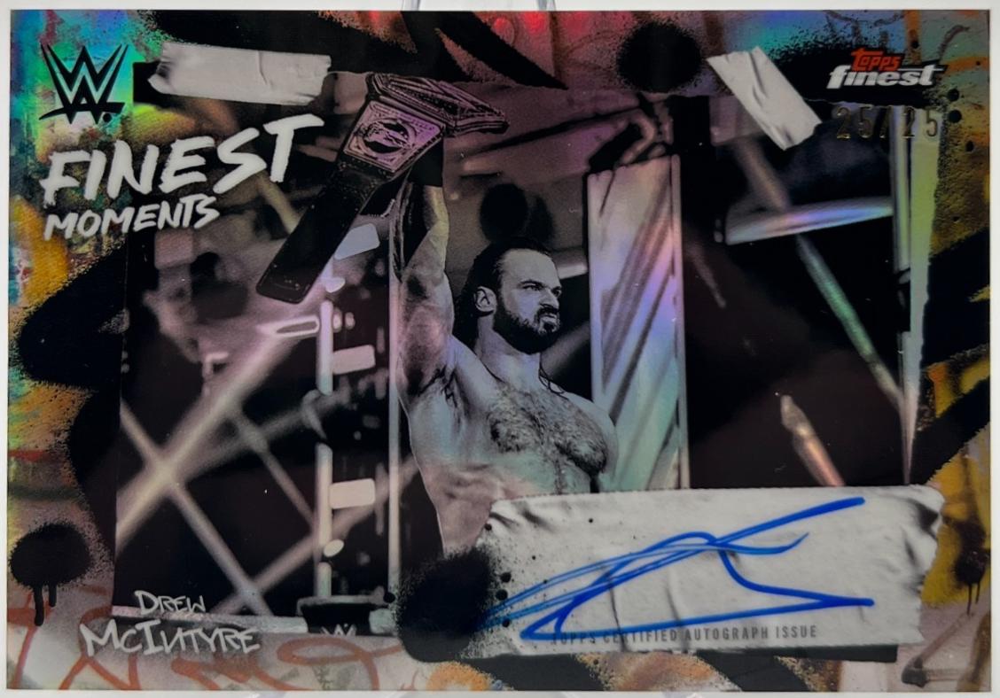 Drew McIntyre [Black Refractor] #FMS-DMC