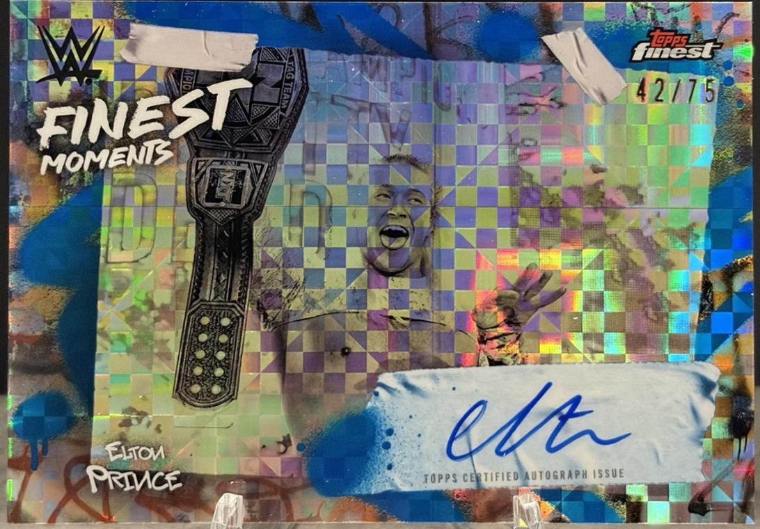 Elton Prince [Blue Checkerboard Refractor] #FMS-ELT