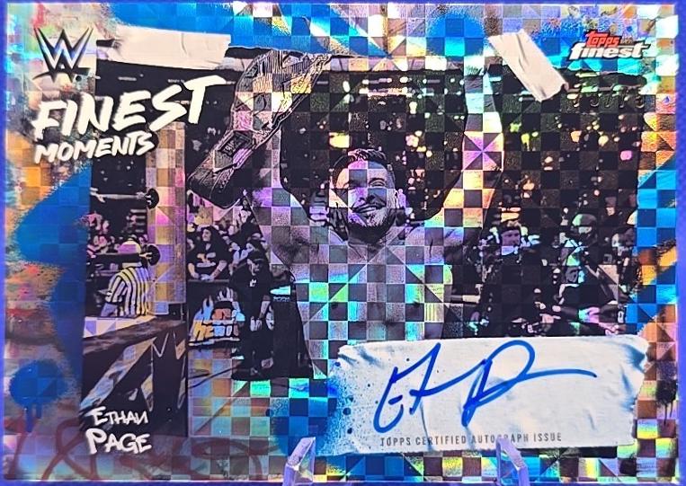 Ethan Page [Blue Checkerboard Refractor] #FMS-EGO