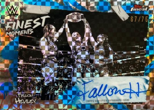 Fallon Henley [Blue Checkerboard Refractor] #FMS-FHY