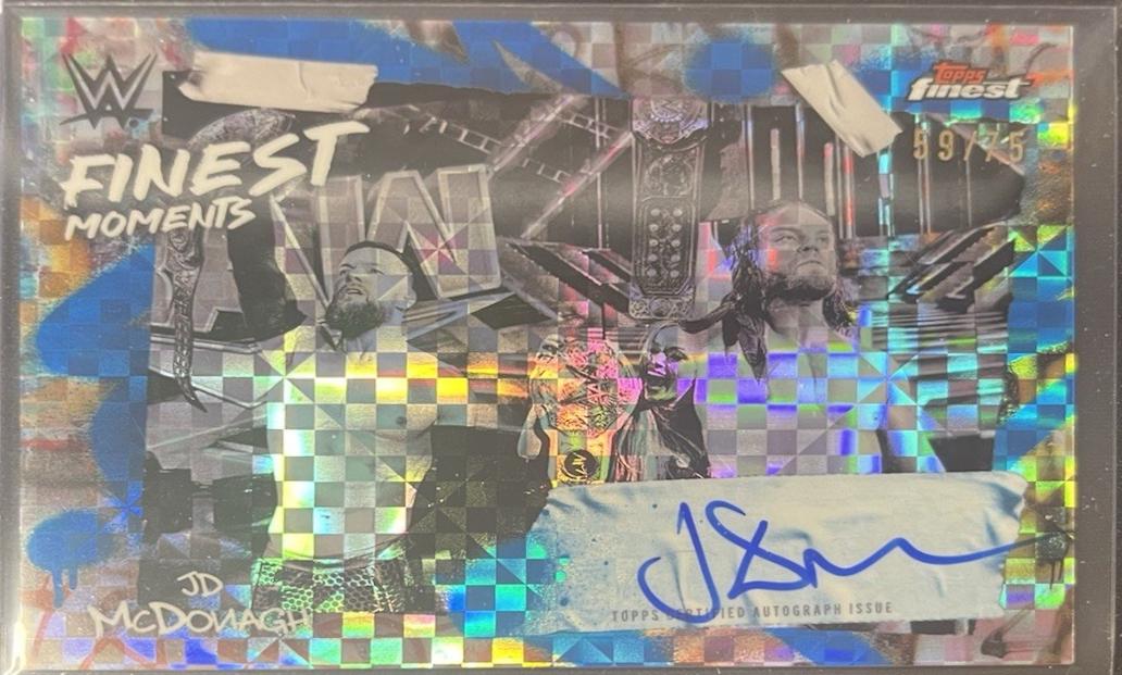 JD McDonagh [Blue Checkerboard Refractor] #FMS-JDM