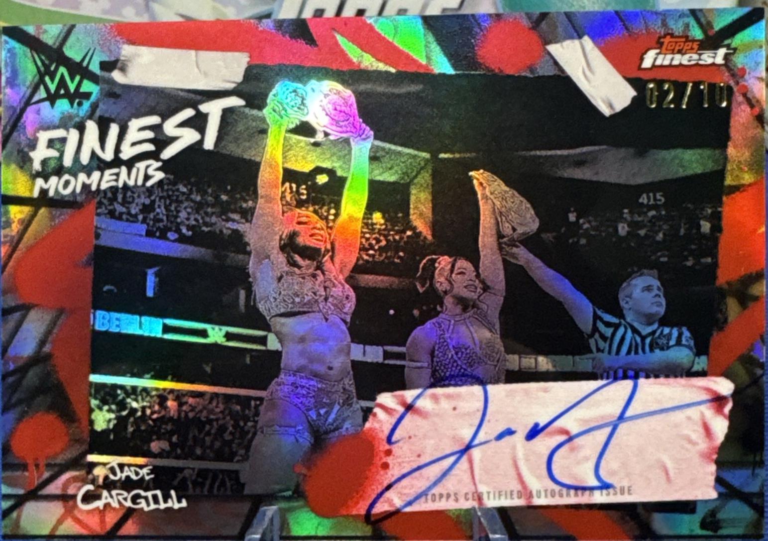 Jade Cargill [Red Black Vapor Refractor] #FMS-JDE