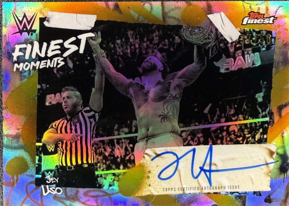 Jey Uso [Gold Refractor] #FMS-JEY