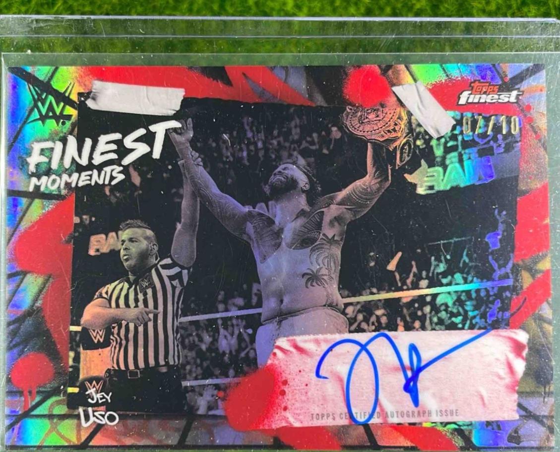Jey Uso [Red Black Vapor Refractor] #FMS-JEY
