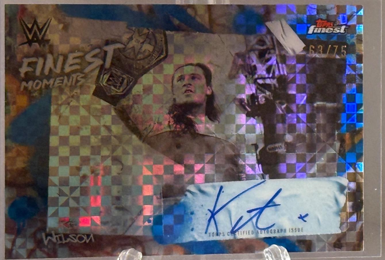 Kit Wilson [Blue Checkerboard Refractor] #FMS-KIT