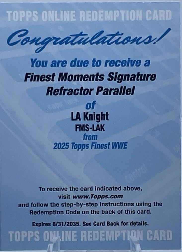 LA Knight [Refractor] #FMS-LAK