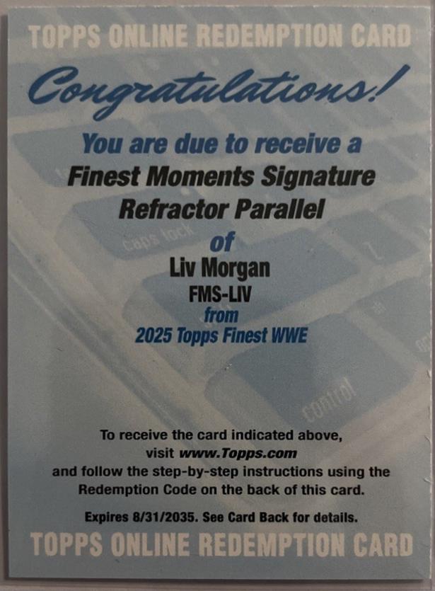 Liv Morgan [Refractor] #FMS-LIV