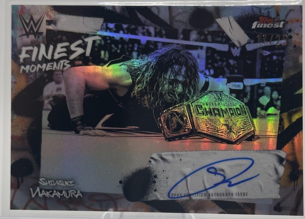 Shinsuke Nakamura [Black Refractor] #FMS-SNK