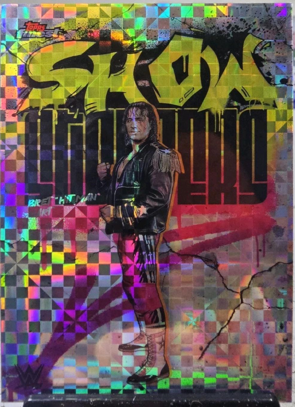 Bret Hit Man Hart [Checkerboard Refractor] #SSS-BH