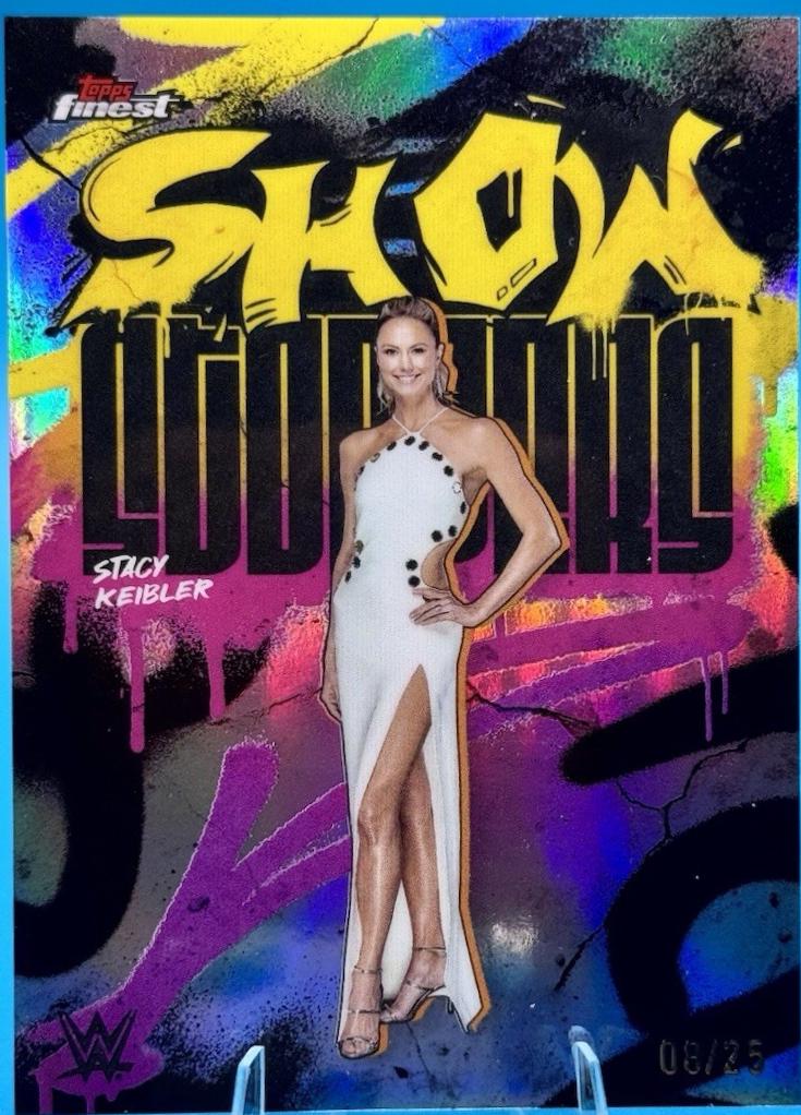 Stacy Keibler [Black Refractor] #SSS-SK