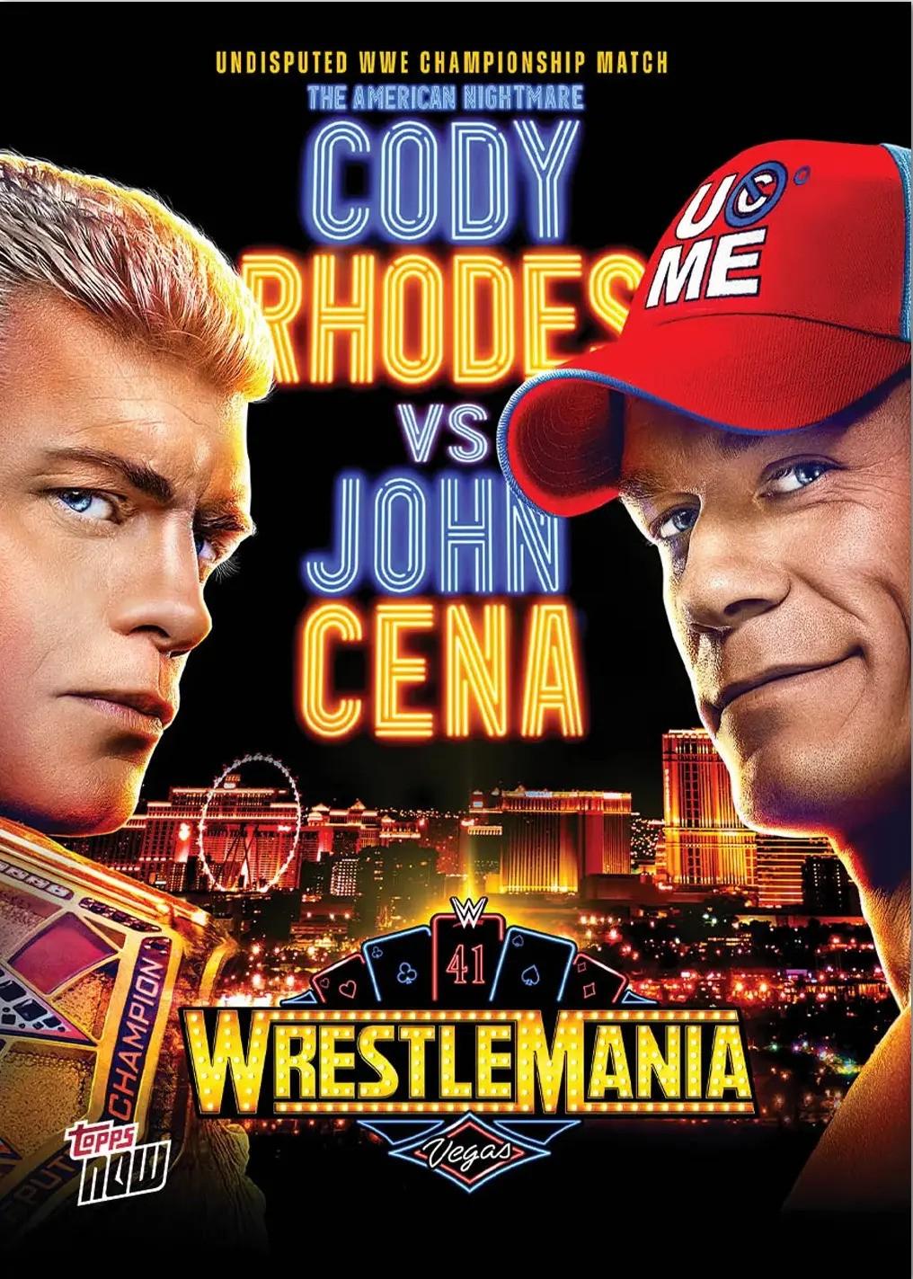 Cody Rhodes/John Cena #WM1