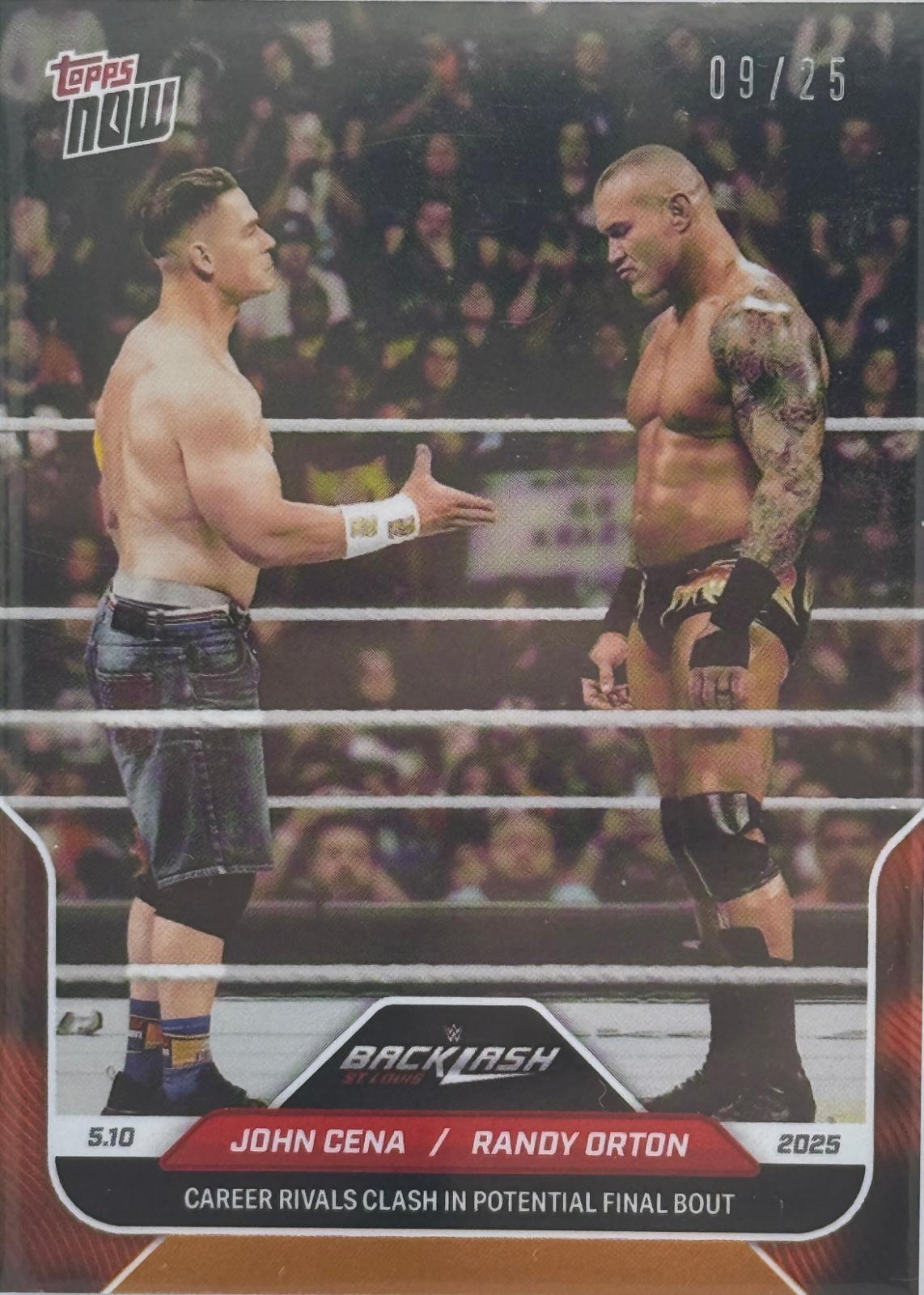 John Cena / Randy Orton [Orange Foil] #52
