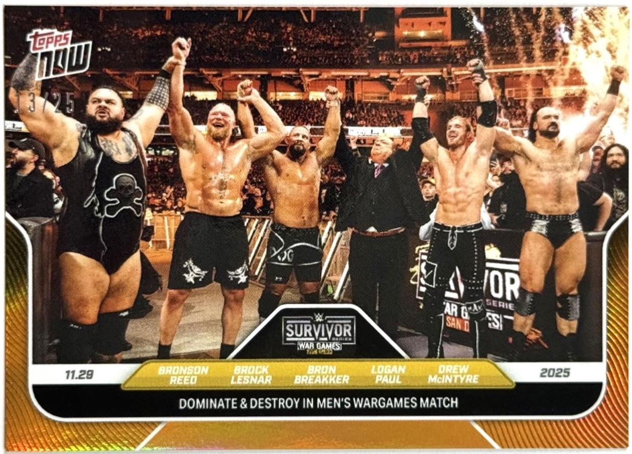 Reed / Lesnar / Breakker / Paul / McIntyre [Orange] #132