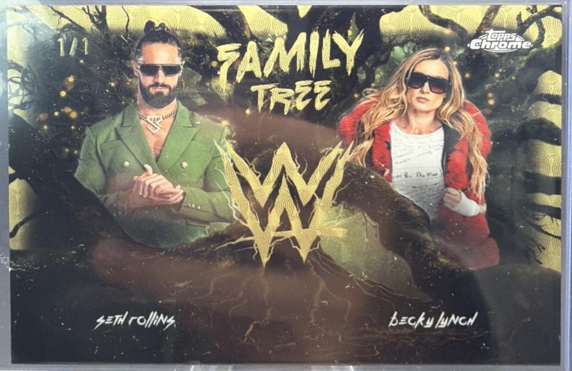 Becky Lynch / Seth Rollins [Superfractor] #FAM-RL