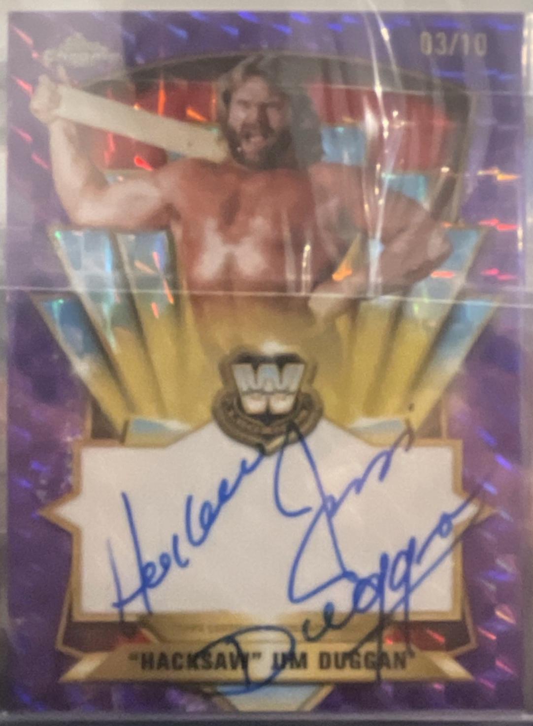 Hacksaw Jim Duggan [Purple Geometric] #LCA-HD