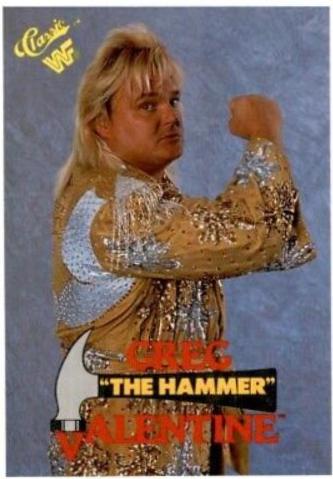 Greg 'The Hammer' Valentine #33