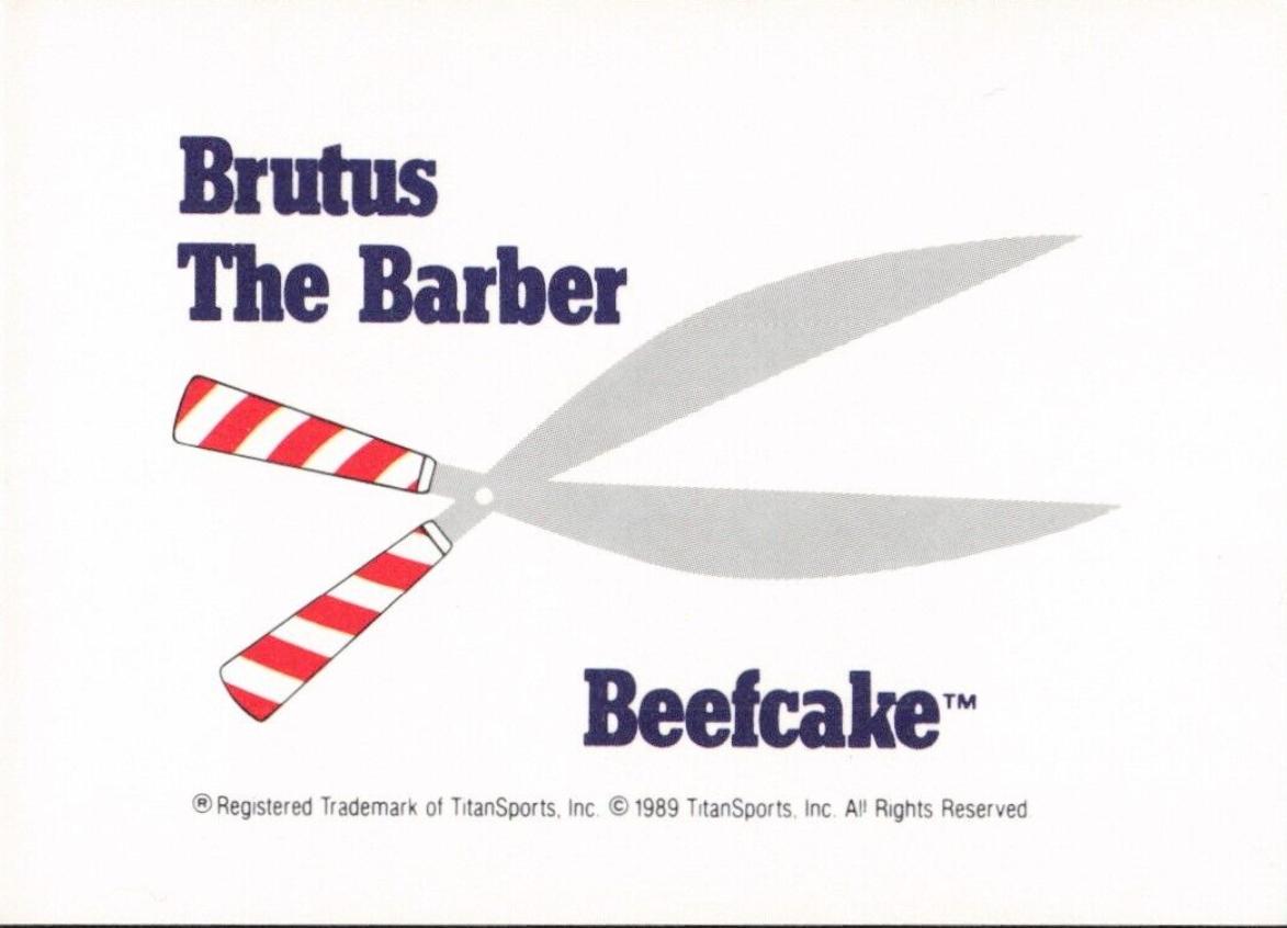 Brutus 'The Barber' Beefcake [Logo Contest] #143