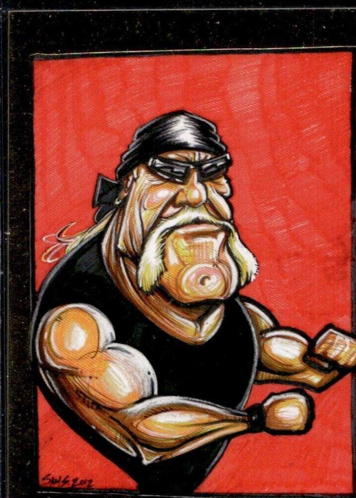 Hulk Hogan Caricature [Gold] #100