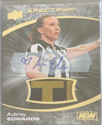 Aubrey Edwards [Autograph Memorabilia Dark] #27