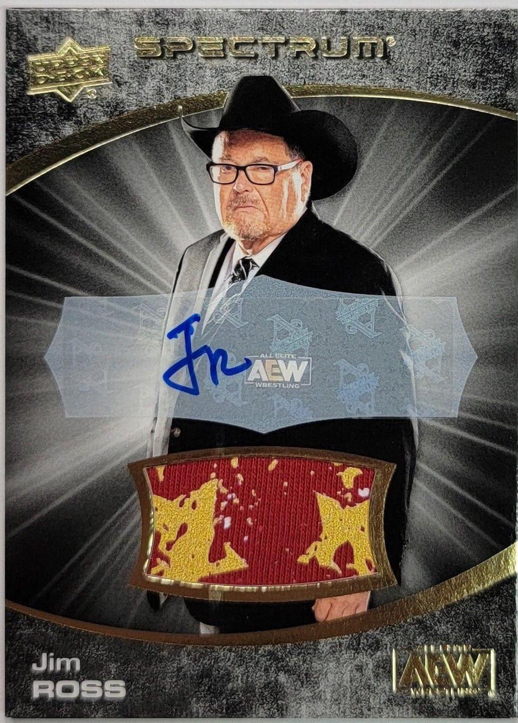 Jim Ross [Autograph Memorabilia Dark] #67