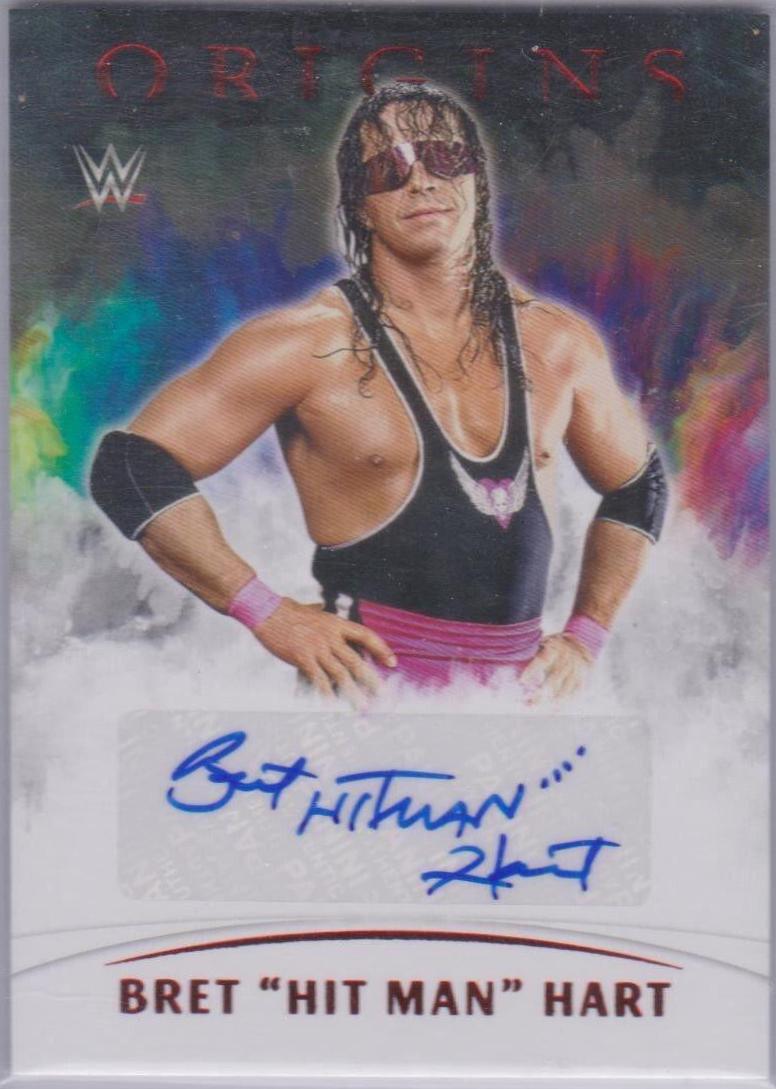 Bret 'Hit Man' Hart [Red] #OA-BHH