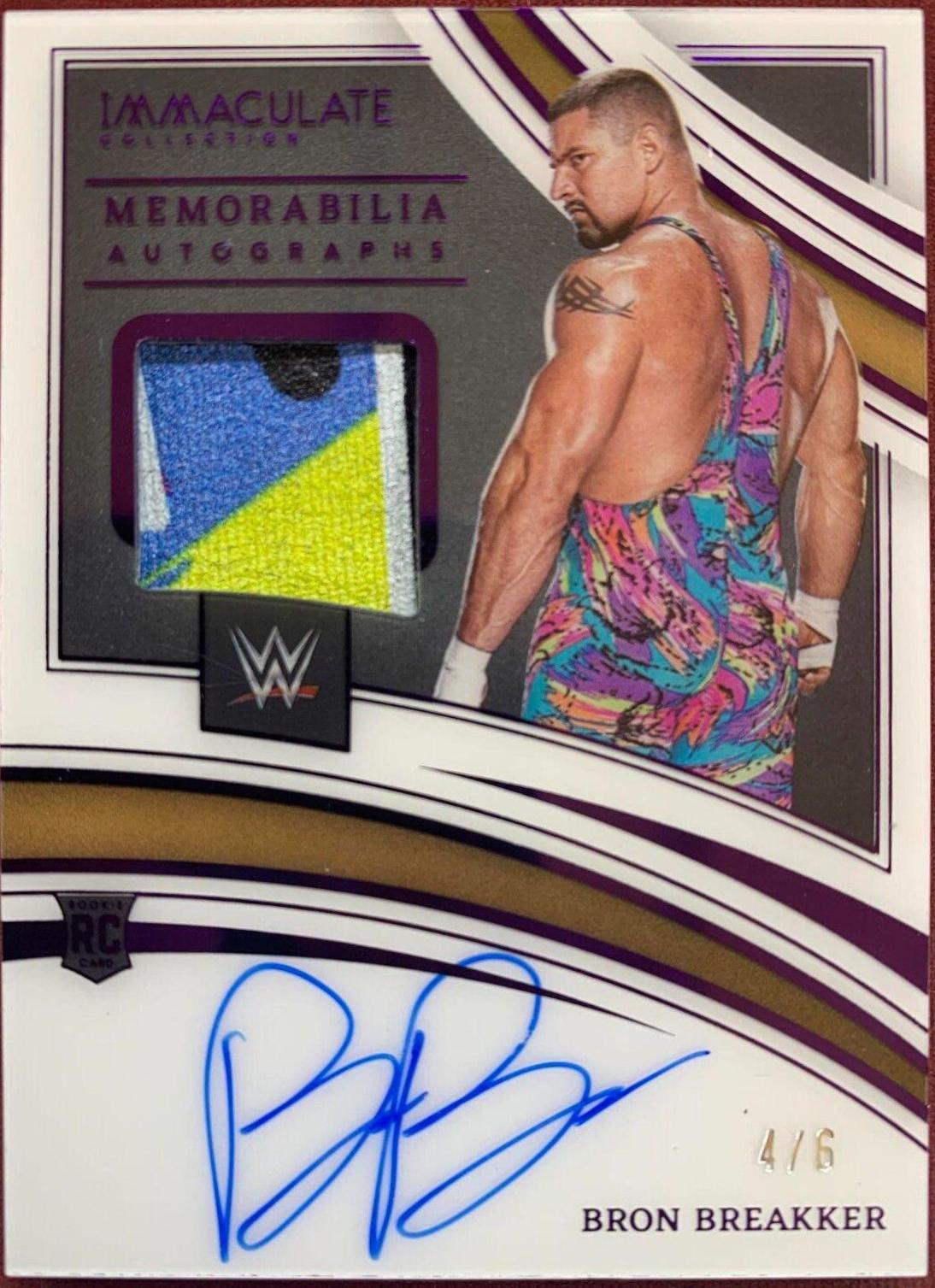 Bron Breakker [Memorabilia Autograph Acetate] #104