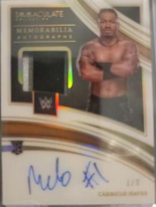 Carmelo Hayes [Memorabilia Autograph Acetate] #106