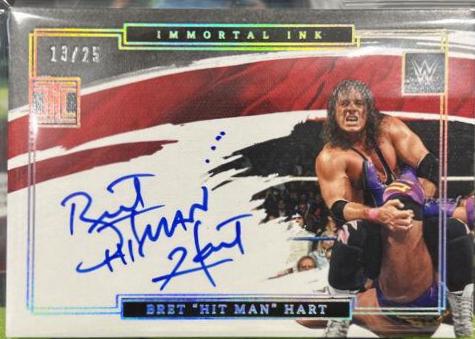 Bret 'Hit Man' Hart [Holo Silver] #IM-HMH