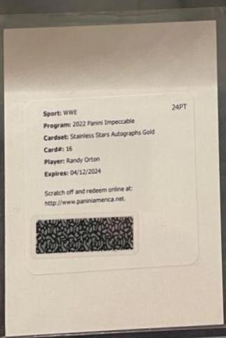 Randy Orton [Gold] #SS-RKO