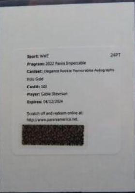 Gable Steveson [Elegance Pach Autograph Holo Gold] #103