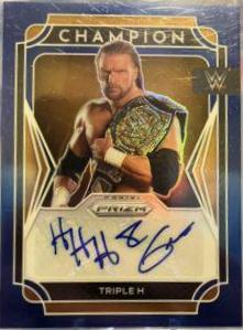 Triple H [Blue Prizm] #CS-TPH