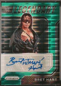 Bret Hart [Green Pulsar Prizm] #LS-BHT
