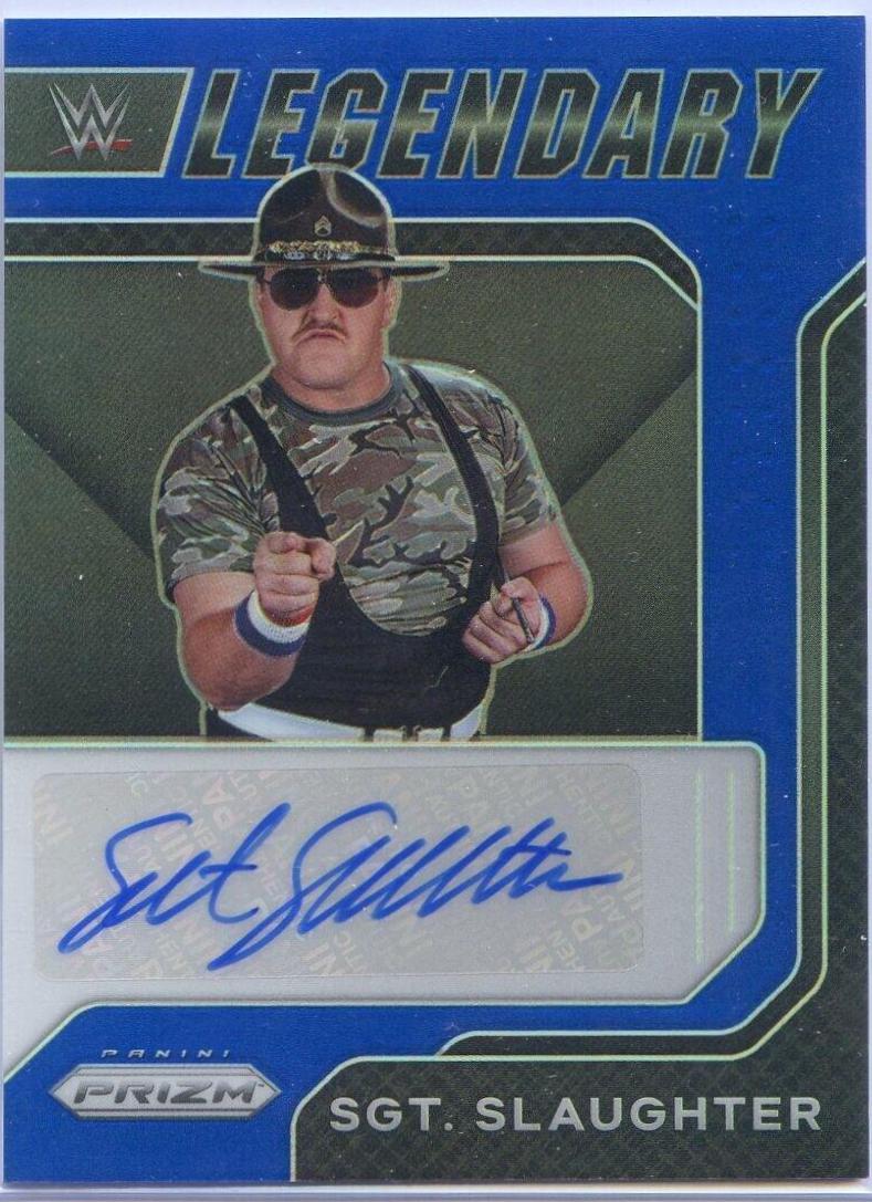 Sgt. Slaughter [Blue Prizm] #LS-SLT